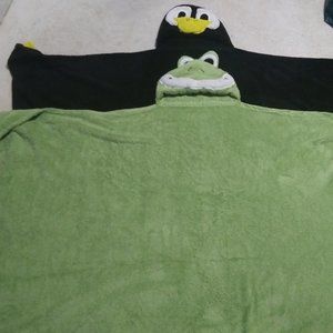 Kids hooded blankets